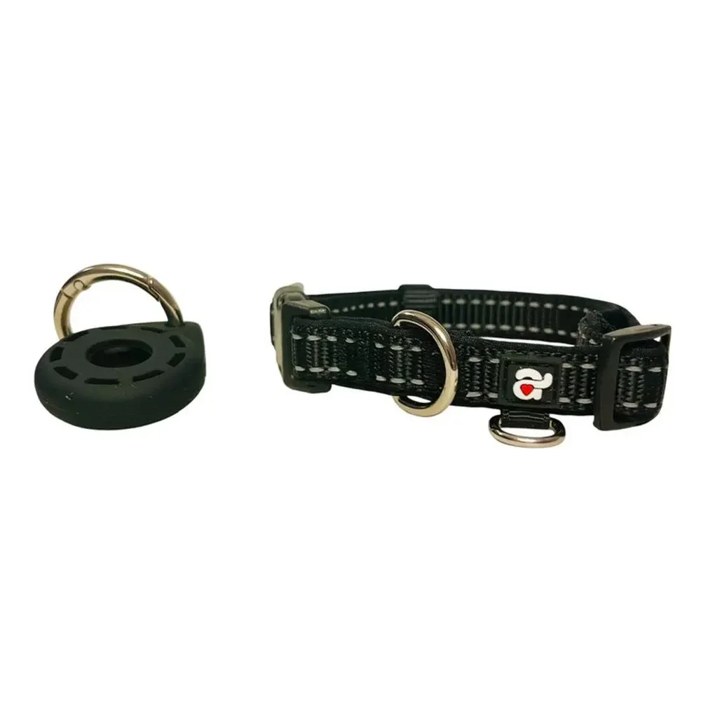 Small Dog Collar with Airtag Holder